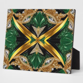 Plaque avec design moderne sud-jamaïcain (Côté)