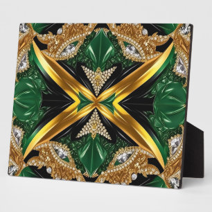 Plaque avec design moderne sud-jamaïcain