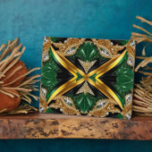 Plaque avec design moderne sud-jamaïcain (Côté)