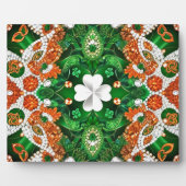 Plaque avec Irlande Couleurs Design moderne (Devant)