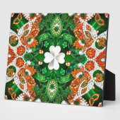 Plaque avec Irlande Couleurs Design moderne (Côté)