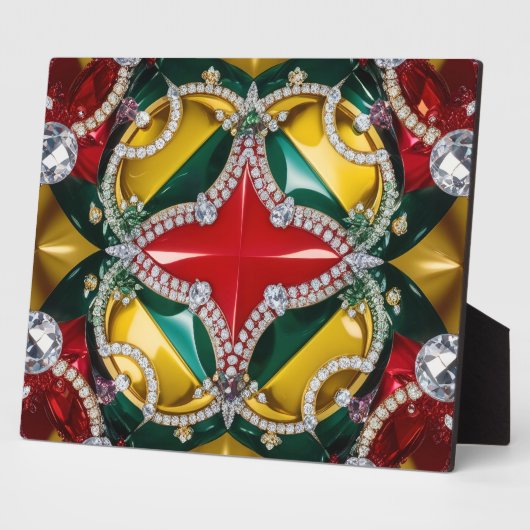 Plaque avec Los Angeles Colors Design moderne (Côté)