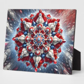 Plaque avec Norvège Couleurs Design moderne (Côté)