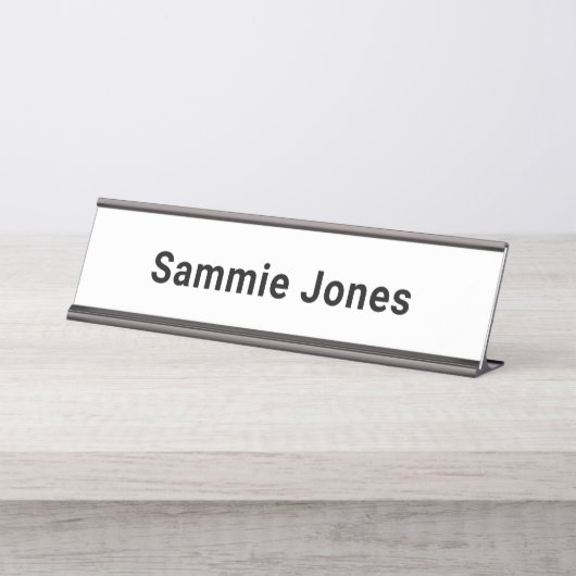 Plaque blanche 2x8 pour bureau ou mur modifiable (Devant)