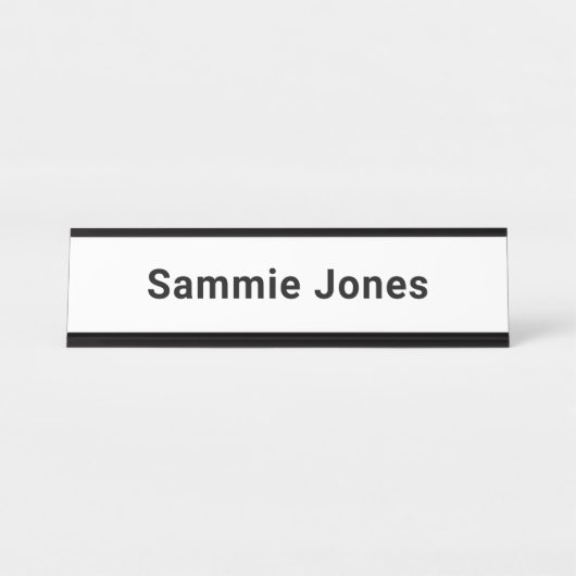 Plaque blanche 2x8 pour bureau ou mur modifiable (Devant)