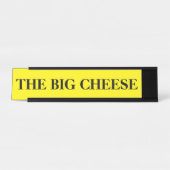 Plaque Boss Big Cheese Desk (Devant)
