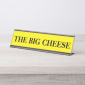 Plaque Boss Big Cheese Desk (Devant)