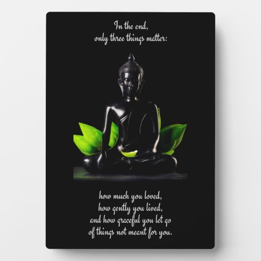 Plaque Bouddha Citation 3 (Devant)