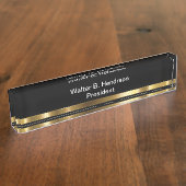 Plaque bureau exécutif classique (Taille)