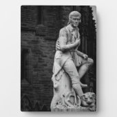 Plaque Burns Statue (Devant)