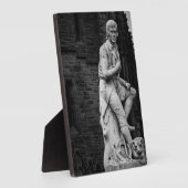 Plaque Burns Statue (Côté)
