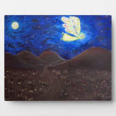 Plaque cadeau d'art avec peinture d'ange gardien a (Devant)