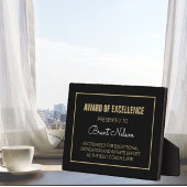 Plaque cadeau de l'entraîneur