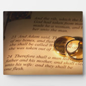 Plaque cadeau mariage / Anniversaire (Devant)