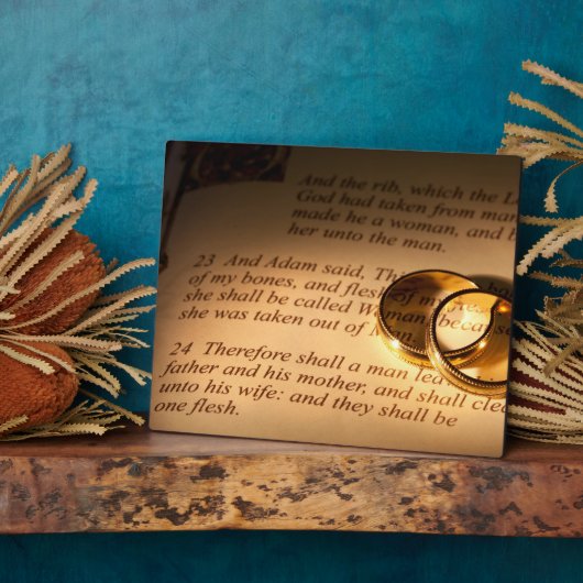 Plaque cadeau mariage / Anniversaire (Côté)