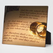 Plaque cadeau mariage / Anniversaire (Côté)