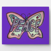 Plaque cadeau Peinture Papillon Inspirationnelle P (Devant)