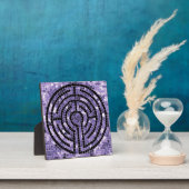 Plaque Carré LABYRINTH VI 5,25 pouces avec Easel (Insitu)