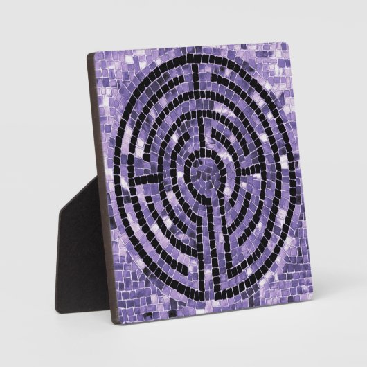 Plaque Carré LABYRINTH VI 5,25 pouces avec Easel (Recto)