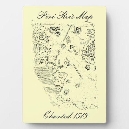 Plaque Carte Piri Reis (Devant)