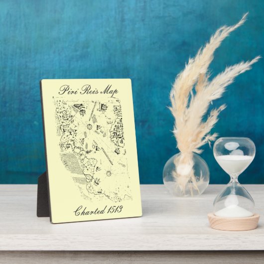 Plaque Carte Piri Reis (Côté)