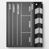 Plaque Clapboard avec Easel (Devant)