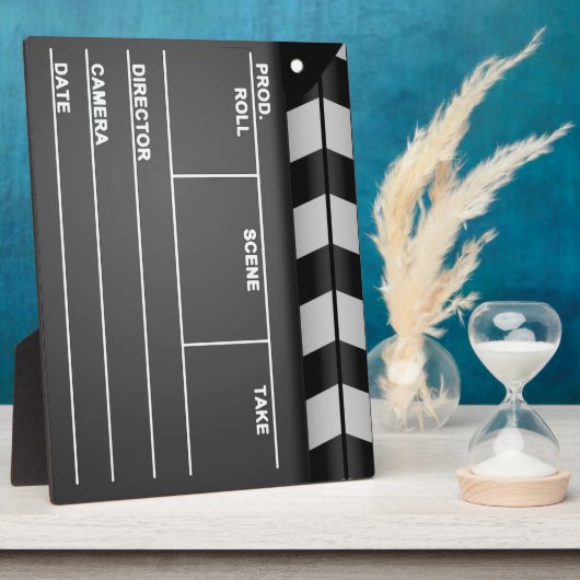 Plaque Clapboard avec Easel (Côté)