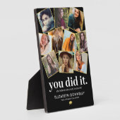 Plaque Collage de photos des diplômés (Côté)