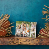 Plaque Collage photo Customisée à la famille (Côté)