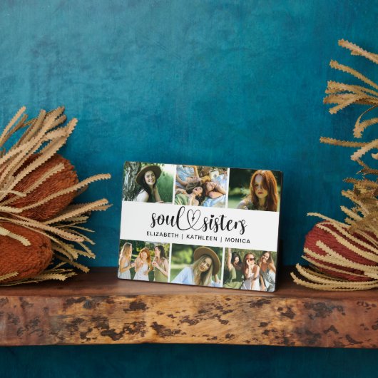 Plaque Collage photo du script Best Friends (Côté)