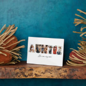Plaque Collage Photo Tante (Côté)
