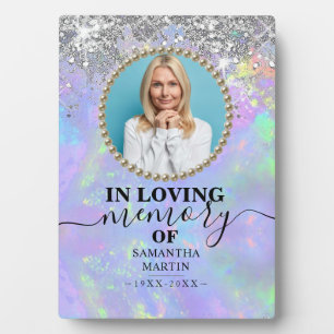 Plaque commémorative de parties scintillant