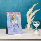 Plaque commémorative de parties scintillant (Côté)