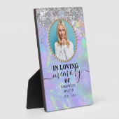 Plaque commémorative de parties scintillant (Côté)