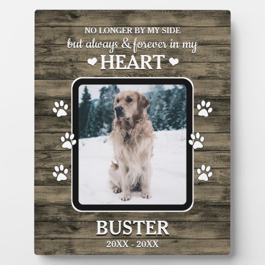 Plaque commémorative de photo de famille à grain d (Devant)