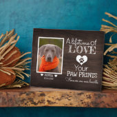 Plaque commémorative de photo de famille en bois d (Côté)