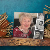 Plaque commémorative de quatre photos (Côté)