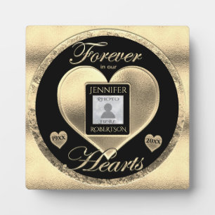 Plaque commémorative Gold Photo