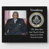 Plaque commémorative Mason Loved, Missed & Cherish (Devant)