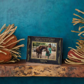 Plaque commémorative personnalisée pour les chevau (Côté)