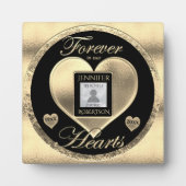 Plaque commémorative photo or (Devant)