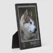 Plaque commémorative pour la race de chien Alaskan (Côté)