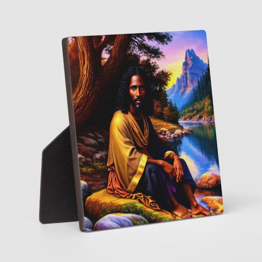 Plaque "Création" Christian Art Tabletop (Recto)