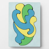 Plaque d'accolement des courbes (Jaune, Bleu, Vert (Devant)