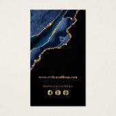 Plaque d'agrafe bleu et or (Dos)