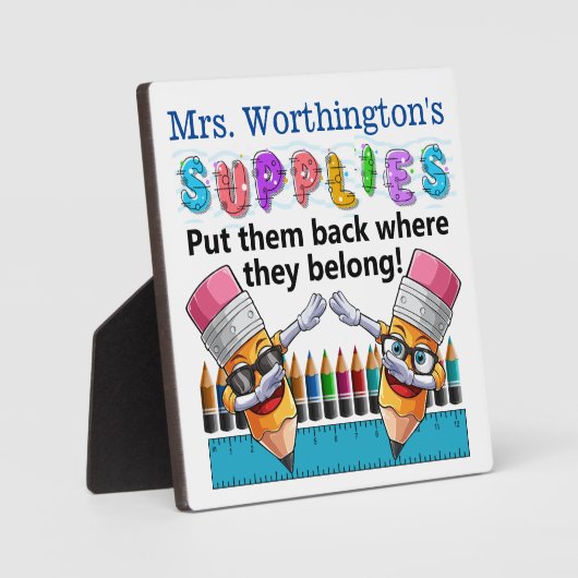 Plaque d'alimentation mignonne pour le bureau ou l (Recto)