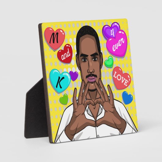 PLAQUE  D'AMOUR (Recto)