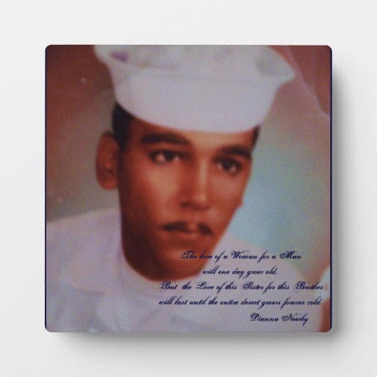 Plaque d'amour frère et soeur (Devant)