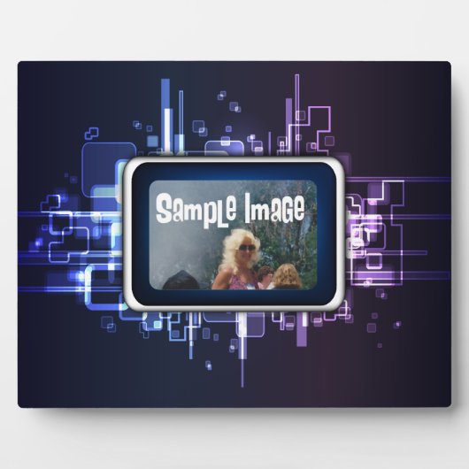 Plaque d'art Abstraite de Neon (Devant)