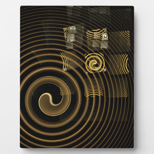 Plaque d'art Abstraite d'Hypnose (Devant)